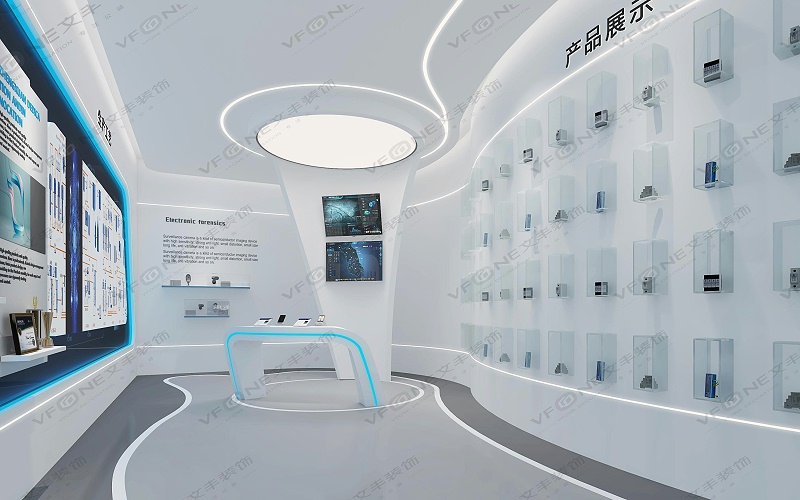 榮譽空間展廳展示設(shè)計效果圖