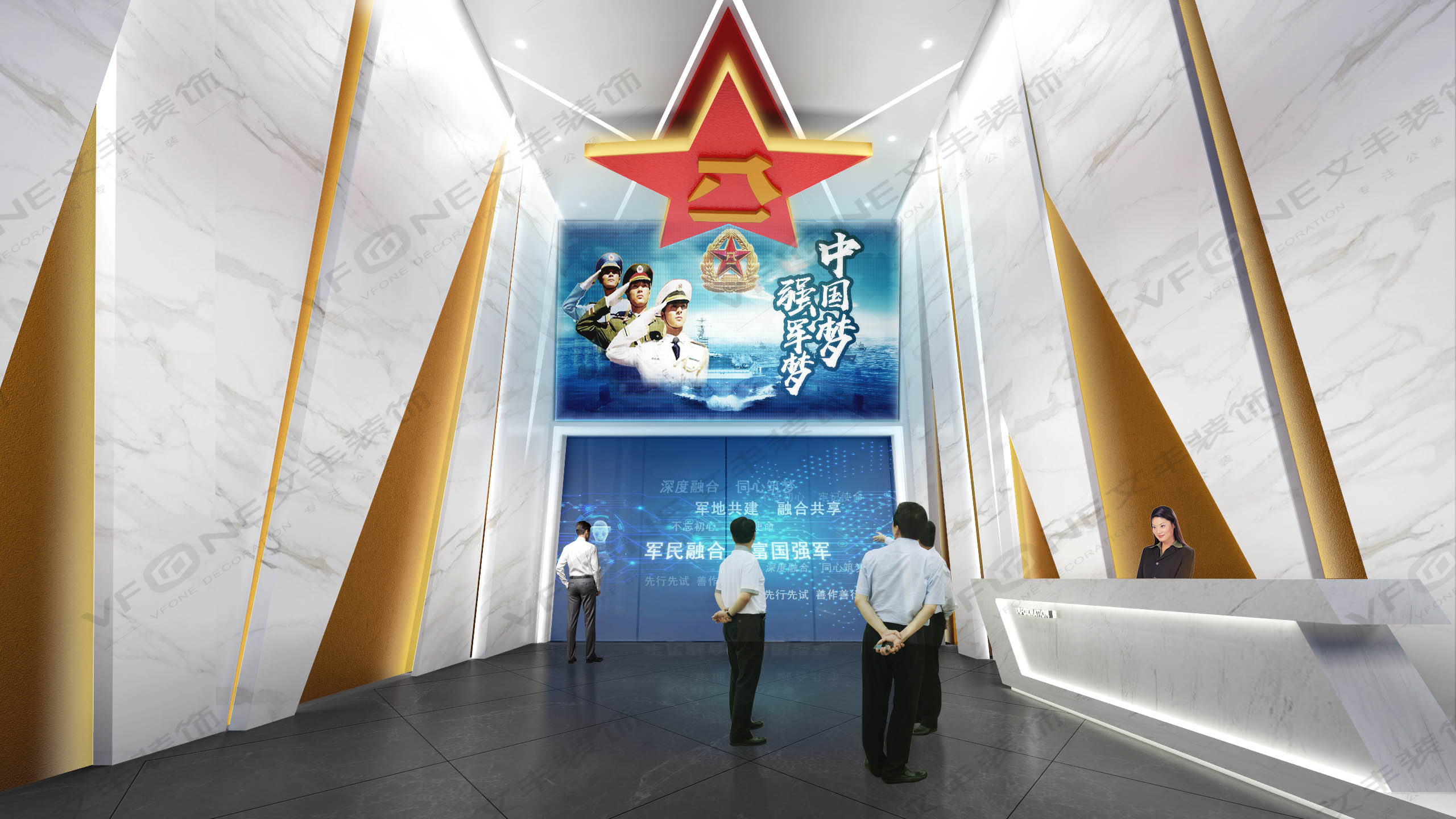 深圳高端展廳裝修公司告訴你：恢弘大氣的展廳設(shè)計(jì)到底好在哪？