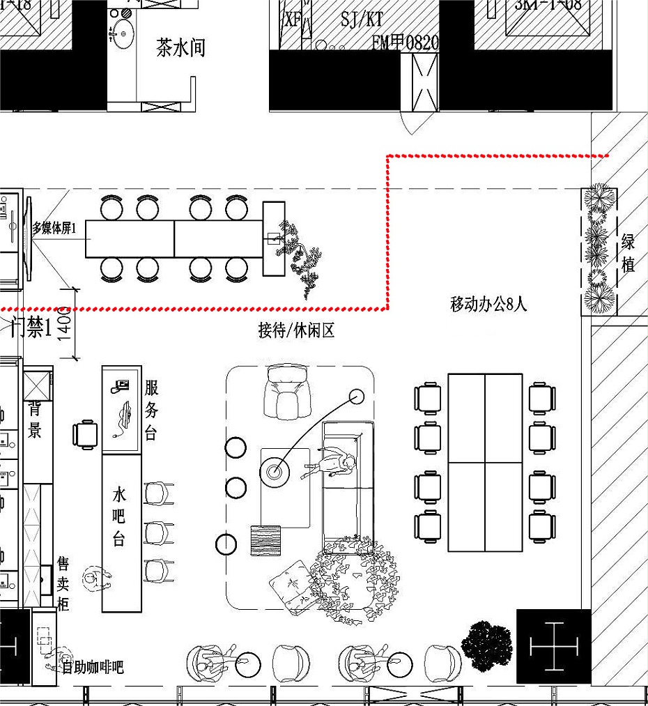 辦公室裝修效果圖