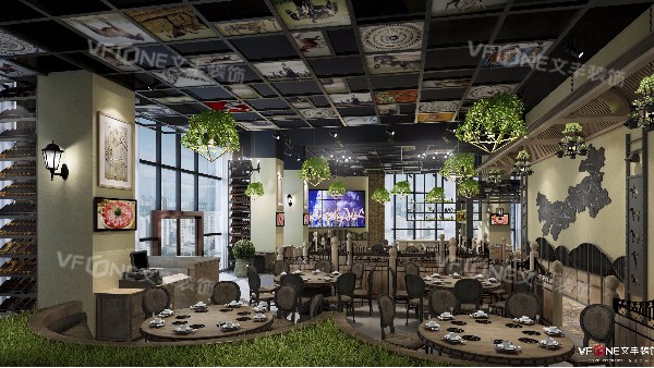 深圳餐飲店面裝修——有文化的餐飲店是如何裝修的？