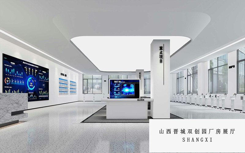 展廳設(shè)計效果圖-文豐裝飾