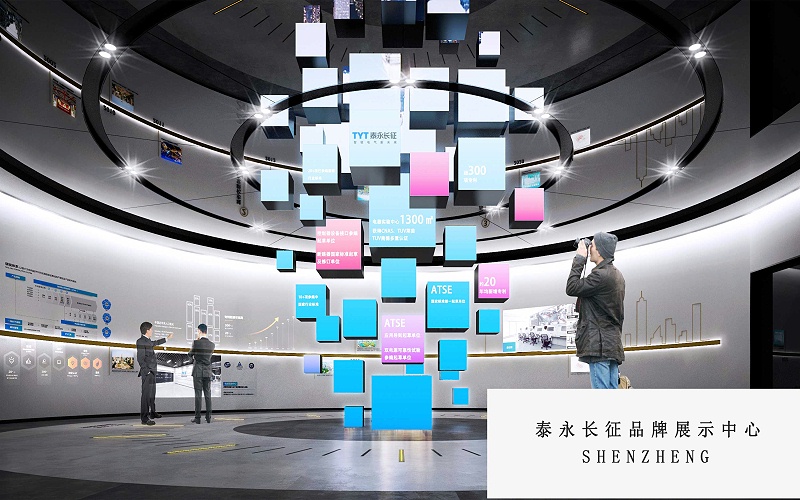 展廳設(shè)計效果圖-文豐裝飾